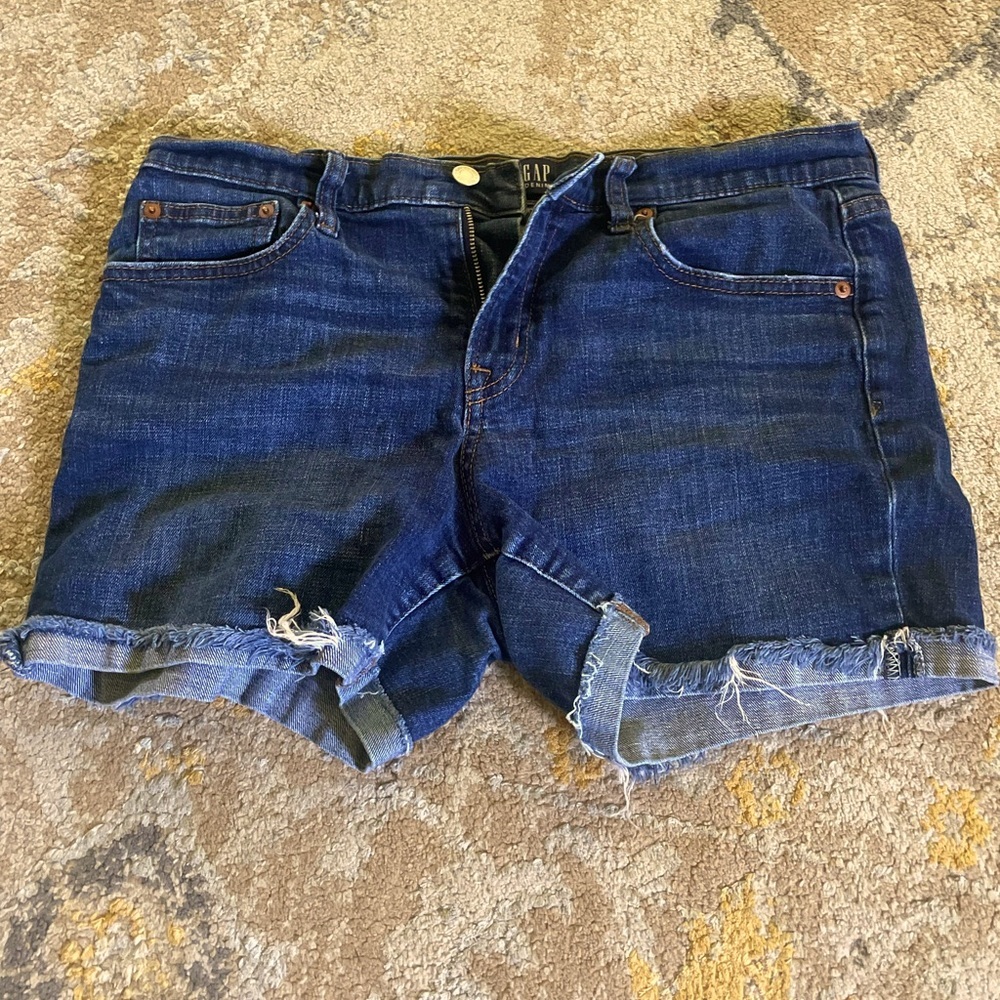 gap denim shorts